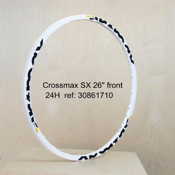 Obrázek z rim  CROSSMAX SX 26" DISK 2012 front  24 H 
