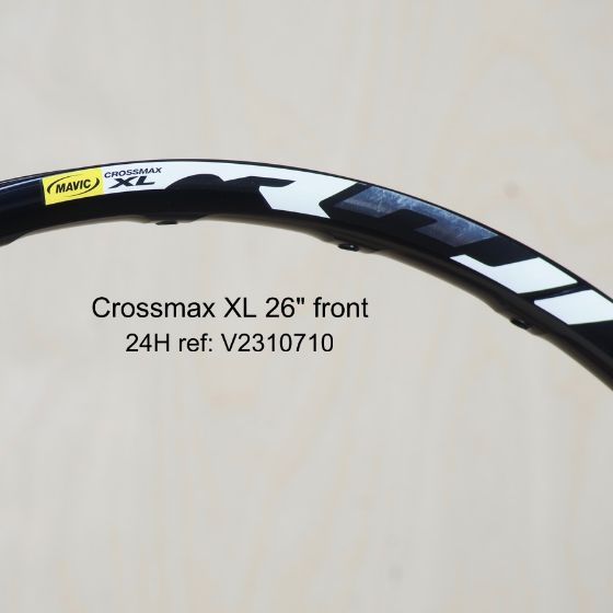 Picture of rim CROSSMAX XL 26" DISK 2015 front 24H